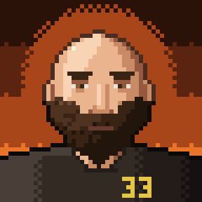 Pixel-art portrait of Alex
